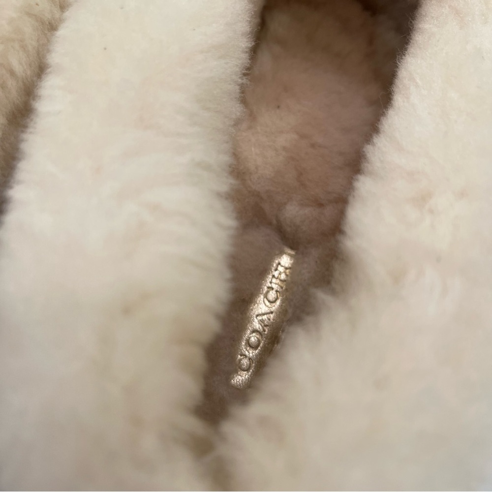 🎉2X HOST PICK🎉 Coach Fiona signature & leather shear line moccasin slippers - Picture 9 of 10
